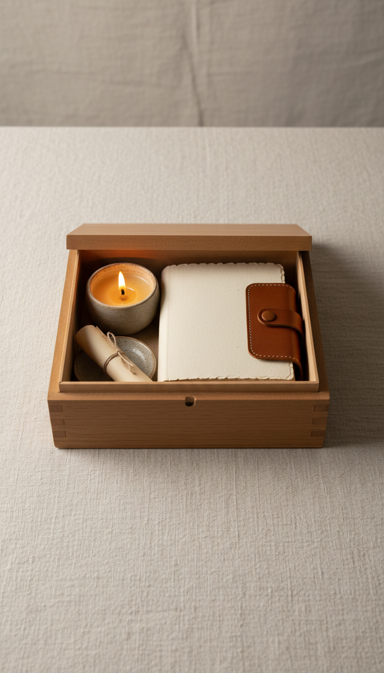 Textured Throw & Chocolate Box